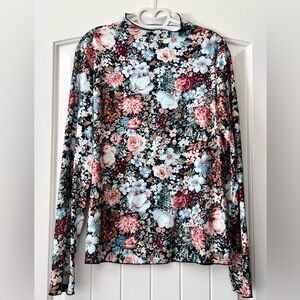 Elegant Floral Long Sleeve Top